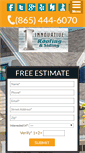 Mobile Screenshot of knoxvilleroofingandsiding.com